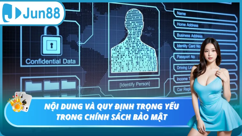 Nội dung và quy định trọng yếu trong chính sách bảo mật