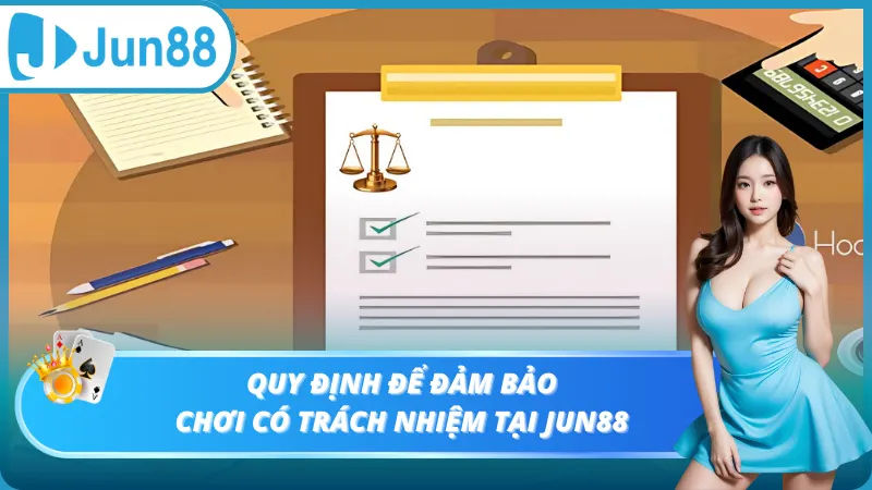 Quy định đảm bảo chơi có trách nhiệm tại Jun88