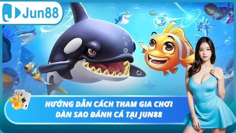 Hướng dẫn cách tham gia chơi dàn sao đánh cá tại Jun88